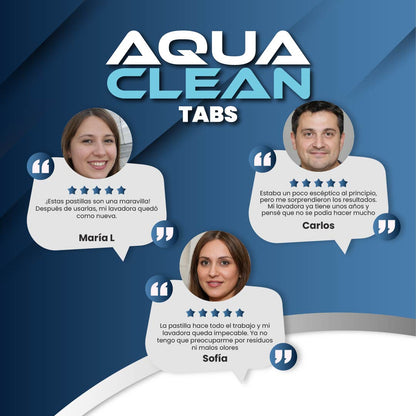 Pack de Tabletas para limpiar lavadora al instante | AQUACLEAN TABS 🥇