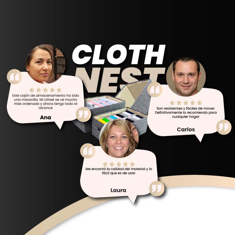 1+1 GRATIS CAJA DE ALMACENAMIENTO DE ROPA | CLOTHNEST