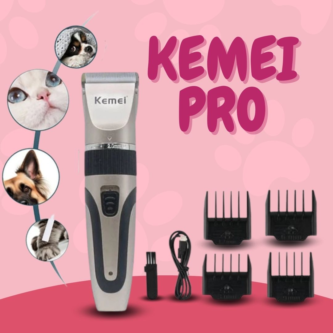 POTENTE MÁQUINA DE AFEITAR PARA PERROS O GATOS | KEMEI PRO™