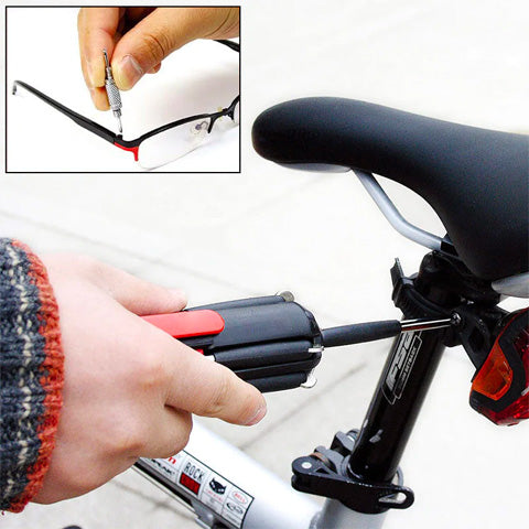 Screwdriver - 8 destornilladores en 1 con Luz de Trabajo y Linterna Integrada