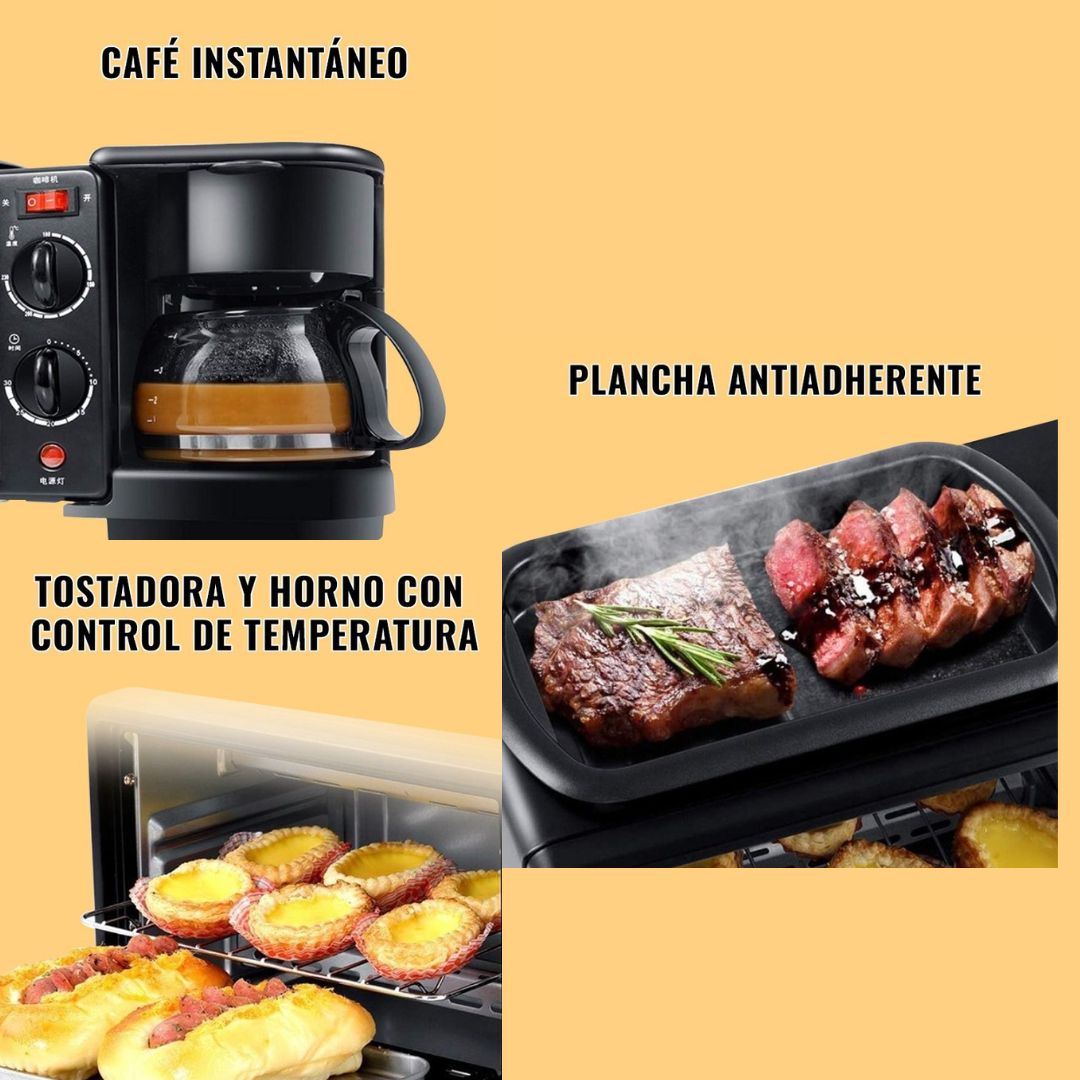 MÁQUINA DE DESAYUNO 3 EN 1 - MAGIC BREAKFAST PRO™