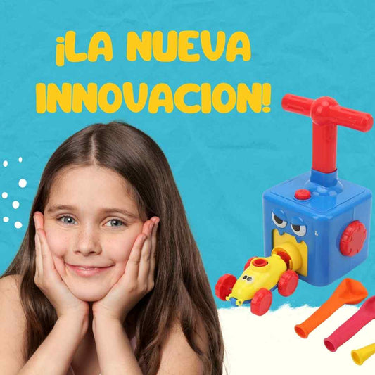 JUGUETE DIDÁCTICO LANZADOR DE AUTO CON GLOBOS | BALÓN CAR™