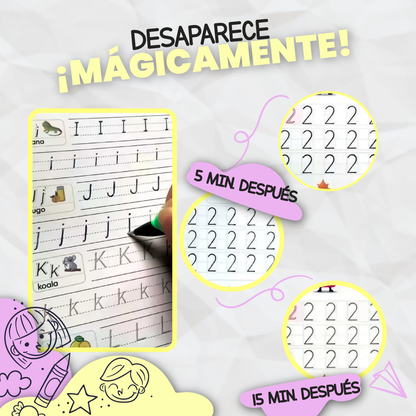 OFERTA 4x1 Cuadernos Reutilizables de Tinta Mágica - Sunk®