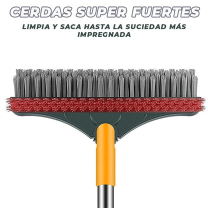 Escoba de Cerdas Super Fuertes 3 en 1