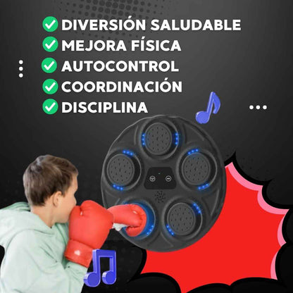 MÁQUINA DE BOXEO MUSICAL PARA NIÑOS | MASTER BOX™