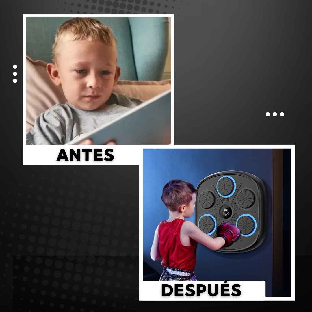 MÁQUINA DE BOXEO MUSICAL PARA NIÑOS | MASTER BOX™