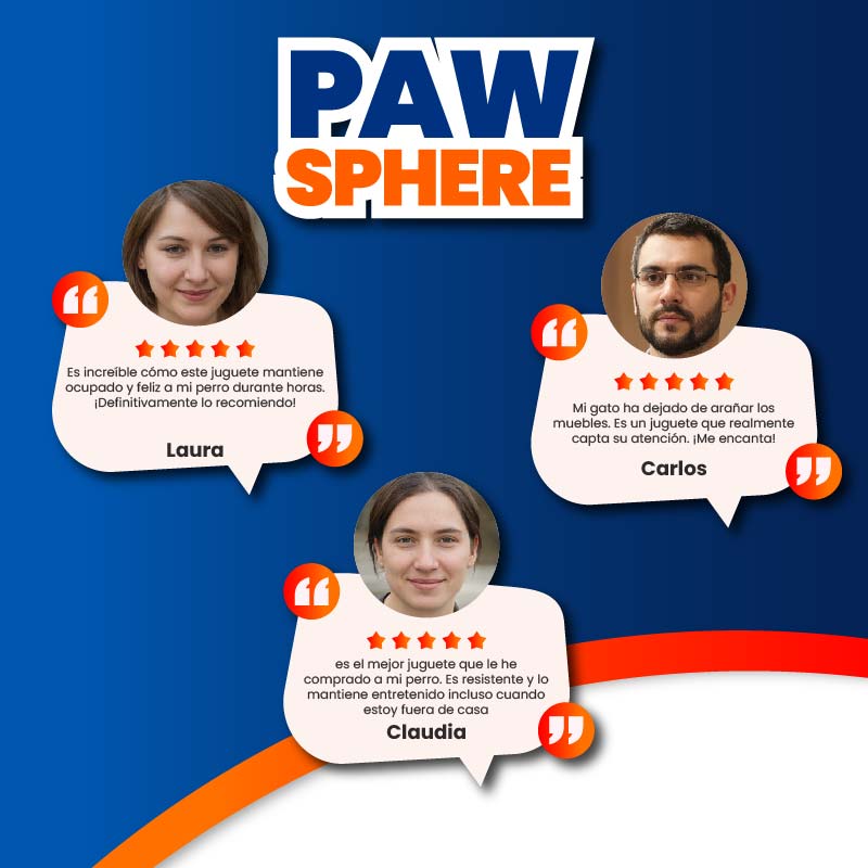 Bola de juguete para mascotas | PawSphere