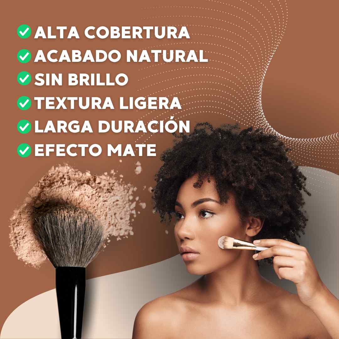 POLVO ULTRACOVER ANTI BRILLO | COBERTURA MATE