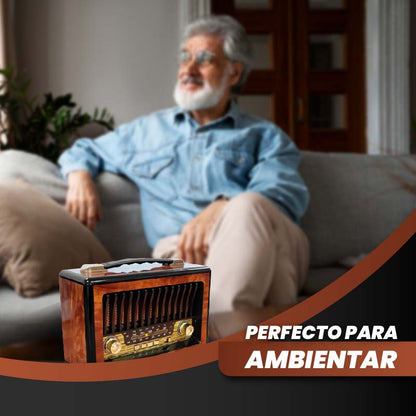 RADIO RETRO CON BLUETOOTH Y SONIDO DE CALIDAD | RETRO VIBES