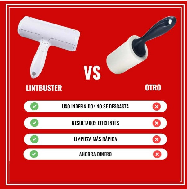 RODILLO REMOVEDOR DE PELUSA - LINTBUSTER™