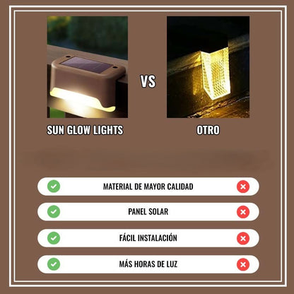 LUCES SOLARES LED EXTERIOR - SUN GLOW LIGHTS™