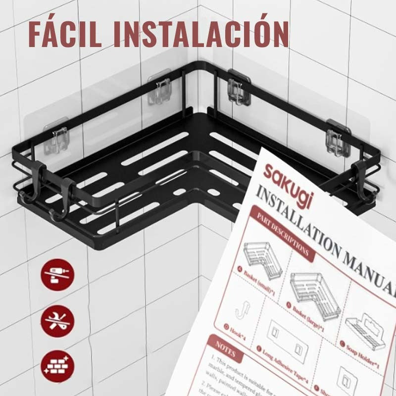 ESQUINERO PREGABLE PARA DUCHA - FLEX SPACE SHOWER