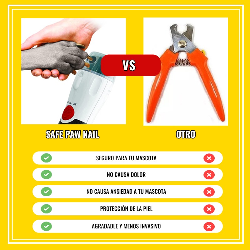 CORTADOR DE UÑAS INALÁMBRICO - SAFE PAW NAIL