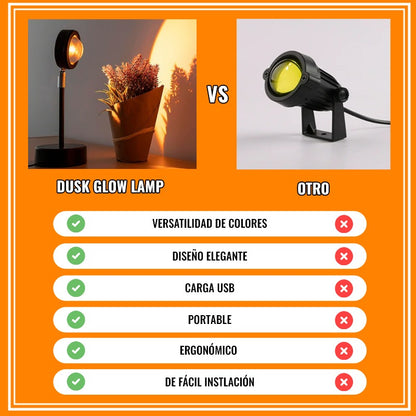LÁMPARA DE ATARDECER - DUSK GLOW LAMP