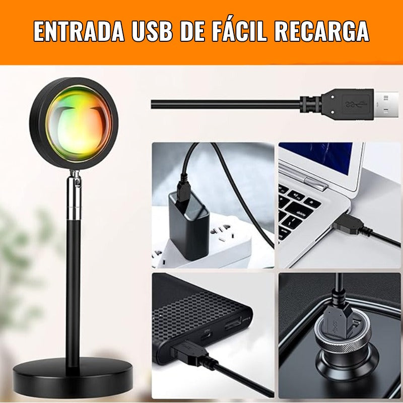 LÁMPARA DE ATARDECER - DUSK GLOW LAMP