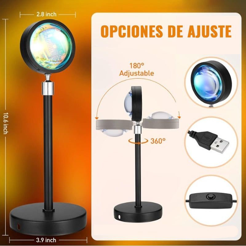 LÁMPARA DE ATARDECER - DUSK GLOW LAMP