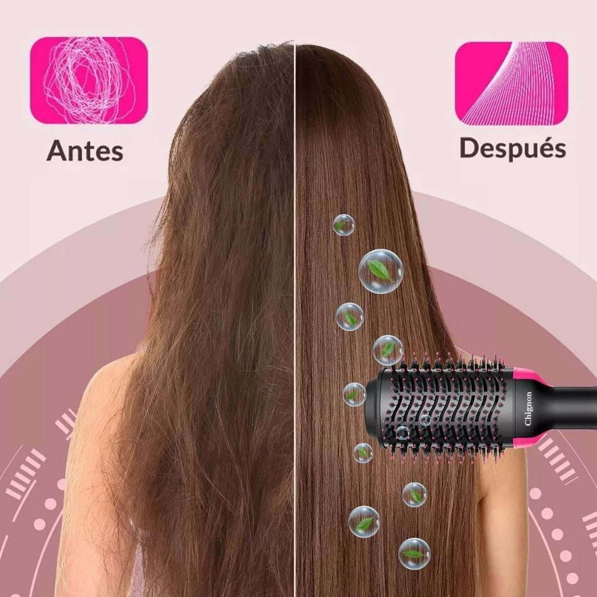 CEPILLO SECADOR 3 EN 1 - FUSION BRUSH PRO