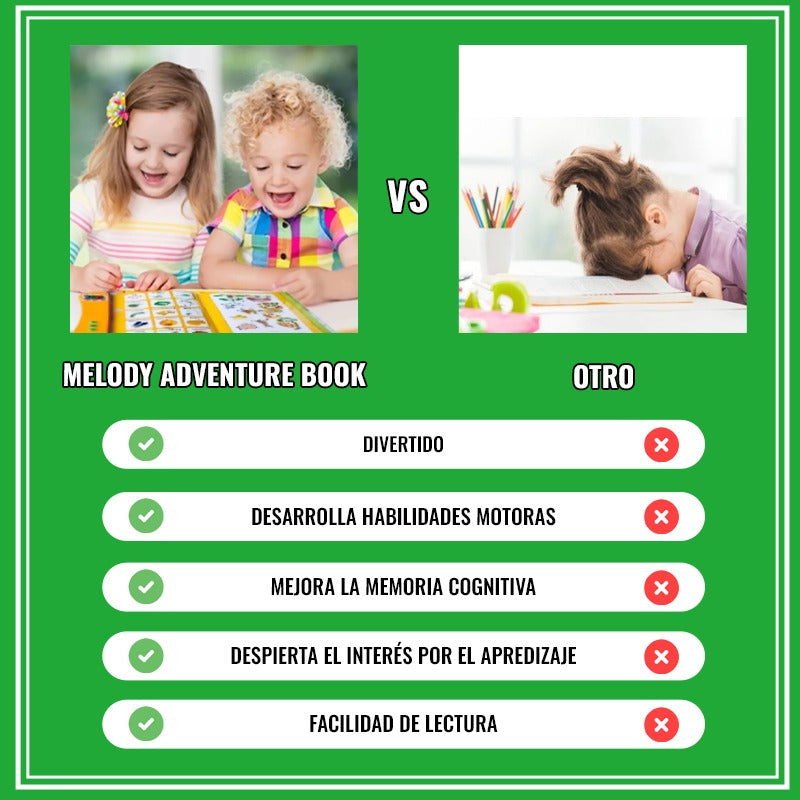 HERMOSO LIBRO DIDÁCTICO MUSICAL - MELODY ADVENTURE BOOK