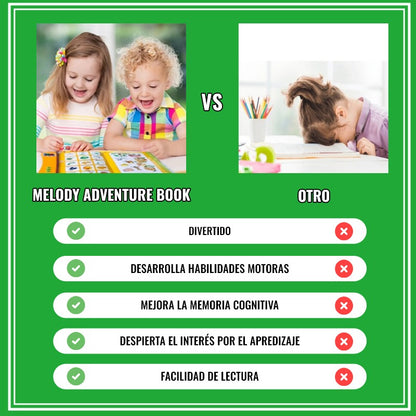 HERMOSO LIBRO DIDÁCTICO MUSICAL - MELODY ADVENTURE BOOK