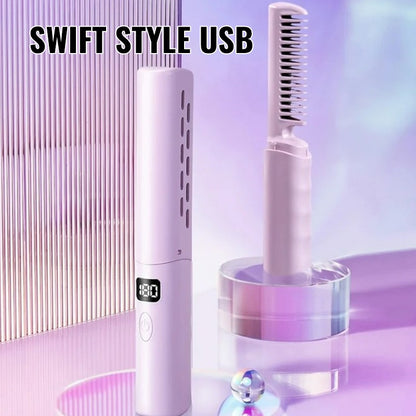 CEPILLO ALISADOR PORTÁTIL TECNOLOGÍA DE IONES - SWIFT STYLE US™