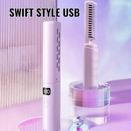 CEPILLO ALISADOR PORTÁTIL TECNOLOGÍA DE IONES - SWIFT STYLE US™