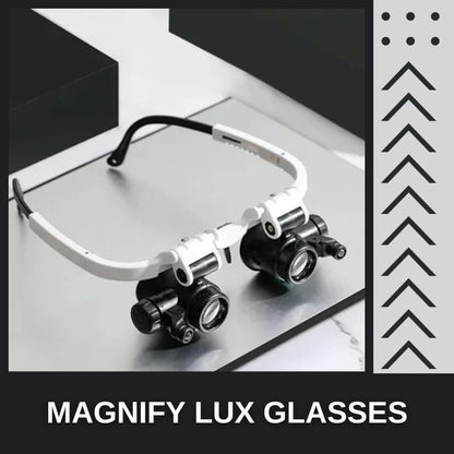 LENTES CON AUMENTO Y LUZ LED MAGNIFY LUX GLASSES™