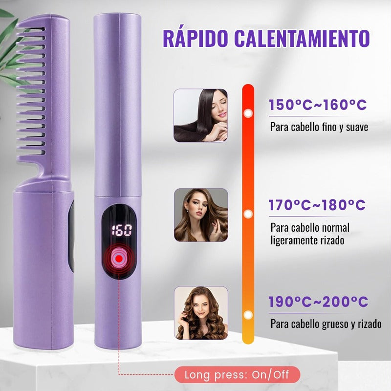 CEPILLO ALISADOR PORTÁTIL TECNOLOGÍA DE IONES - SWIFT STYLE US™