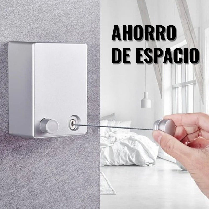 COLGADOR DE ROPA RETRÁCTIL DE PARED - FLEXI CLOTHE HANGER™