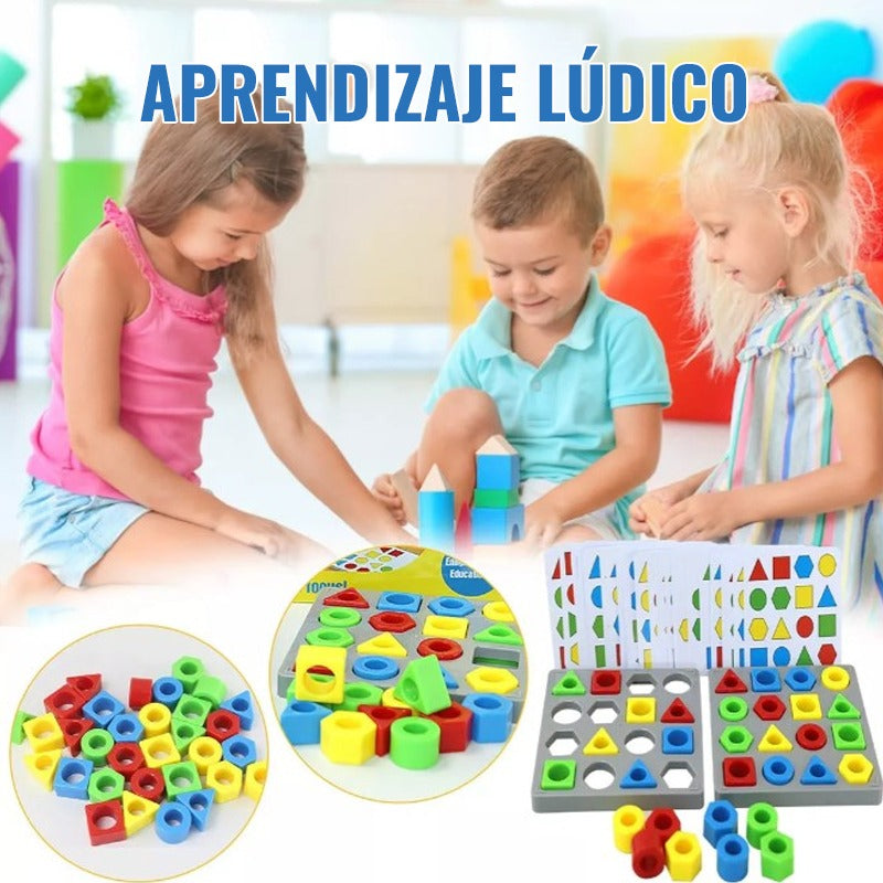 ROMPECABEZAS 3D FIGURAS GEOMÉTRICAS - GEO PUZZLE KIDS™