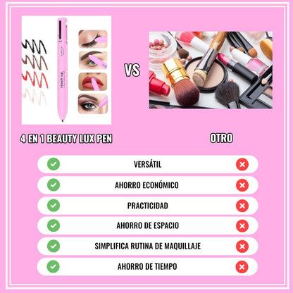 LÁPIZ DE MAQUILLAJE 4 EN 1 - BEAUTY LUXURY PEN
