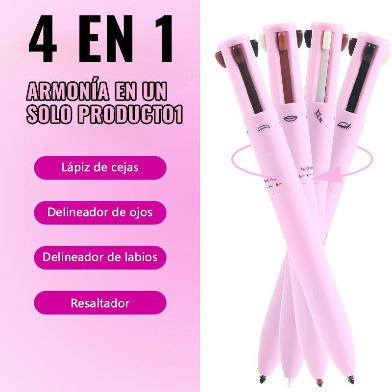 LÁPIZ DE MAQUILLAJE 4 EN 1 - BEAUTY LUXURY PEN