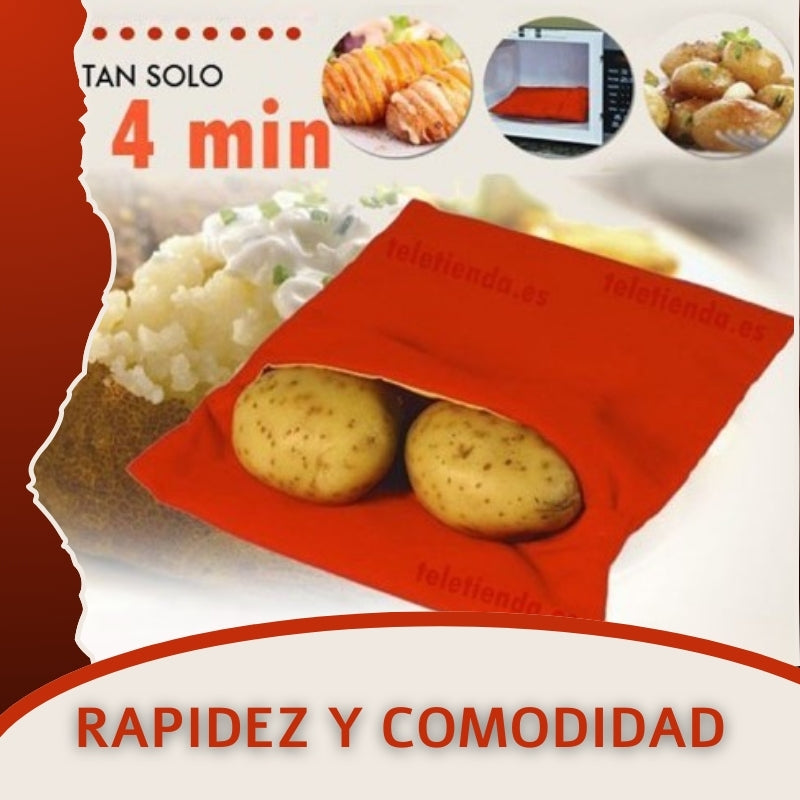 BOLSA PARA COCER PAPAS EN 4 MINUTOS - POTATO COOKER™