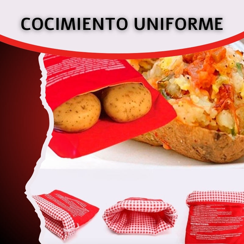 BOLSA PARA COCER PAPAS EN 4 MINUTOS - POTATO COOKER™