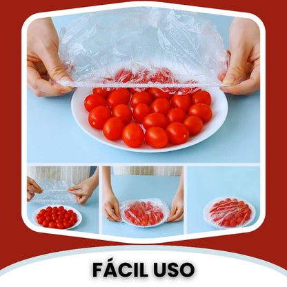 CUBIERTA DESECHABLE PARA ALIMENTOS MÁS FRESCOS - FRESH GUARD COVERS™