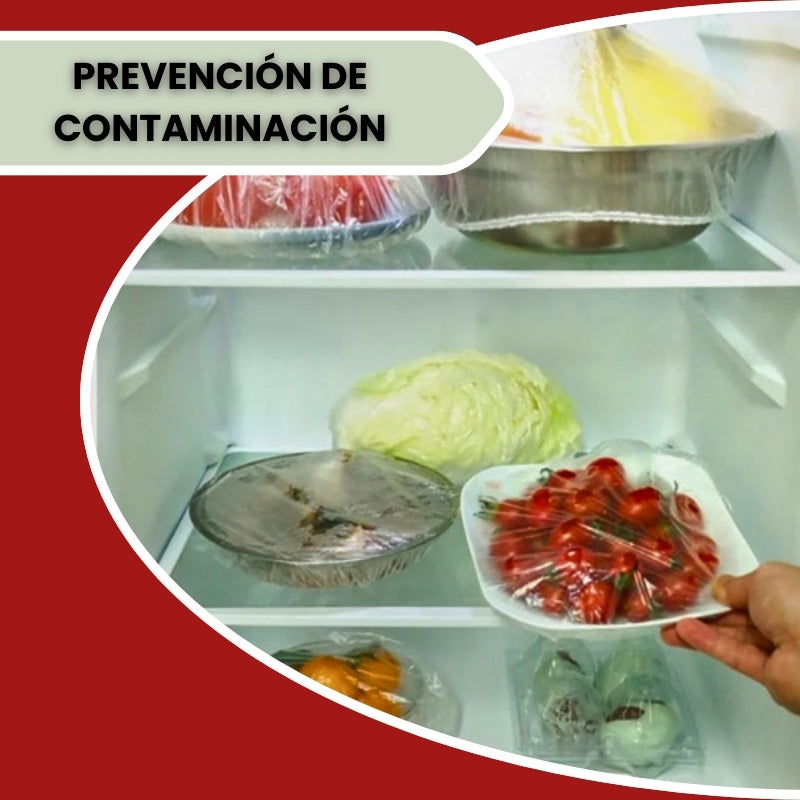 CUBIERTA DESECHABLE PARA ALIMENTOS MÁS FRESCOS - FRESH GUARD COVERS™