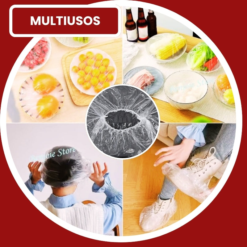 CUBIERTA DESECHABLE PARA ALIMENTOS MÁS FRESCOS - FRESH GUARD COVERS™