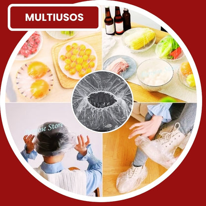 CUBIERTA DESECHABLE PARA ALIMENTOS MÁS FRESCOS - FRESH GUARD COVERS™