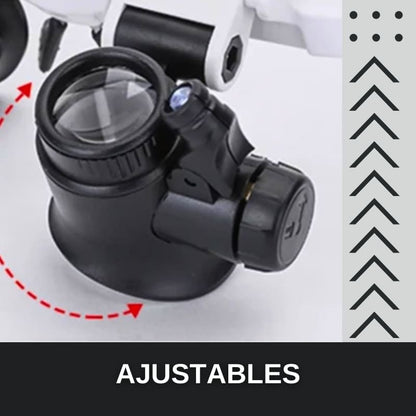 LENTES CON AUMENTO Y LUZ LED MAGNIFY LUX GLASSES™