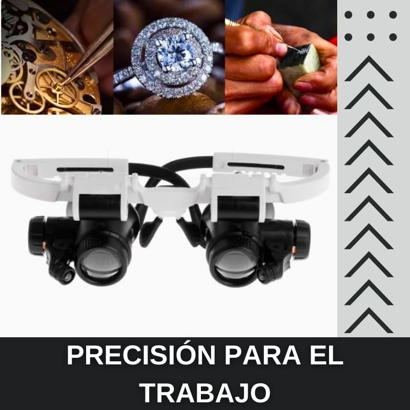 LENTES CON AUMENTO Y LUZ LED MAGNIFY LUX GLASSES™