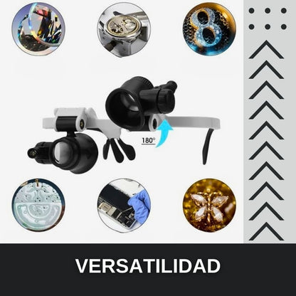 LENTES CON AUMENTO Y LUZ LED MAGNIFY LUX GLASSES™