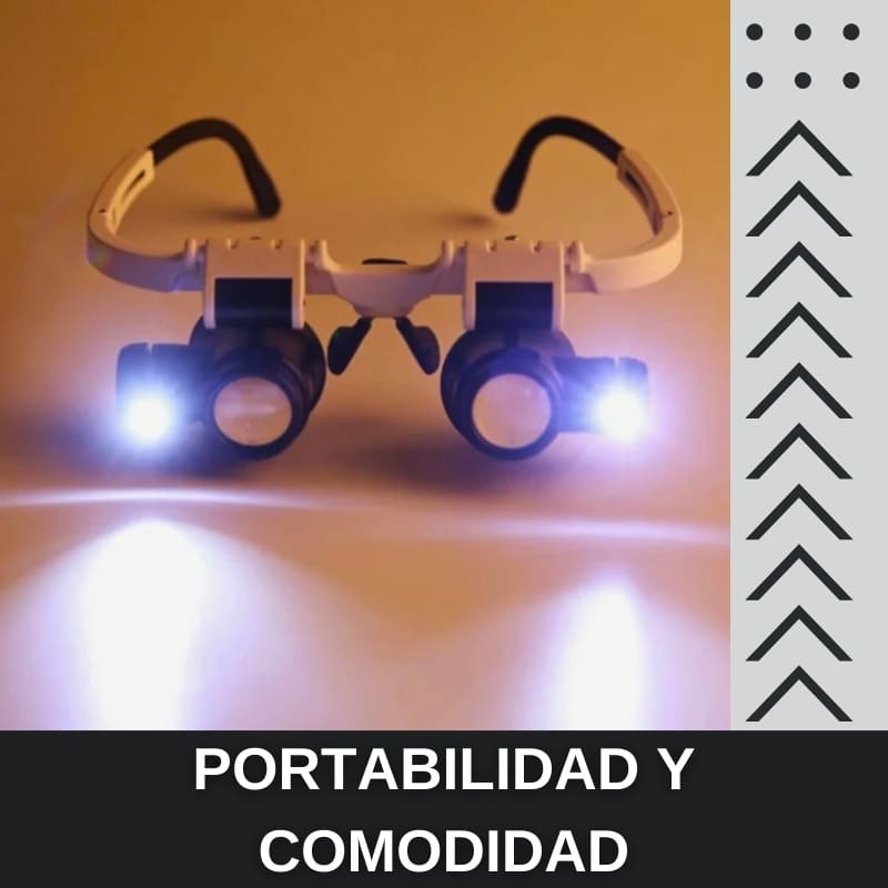 LENTES CON AUMENTO Y LUZ LED MAGNIFY LUX GLASSES™