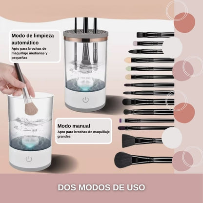 LAVADOR DE BROCHAS DE MAQUILLAJE - PURE BRUSH PRO™