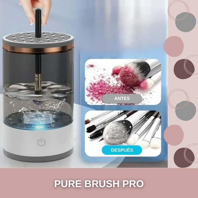 LAVADOR DE BROCHAS DE MAQUILLAJE - PURE BRUSH PRO™