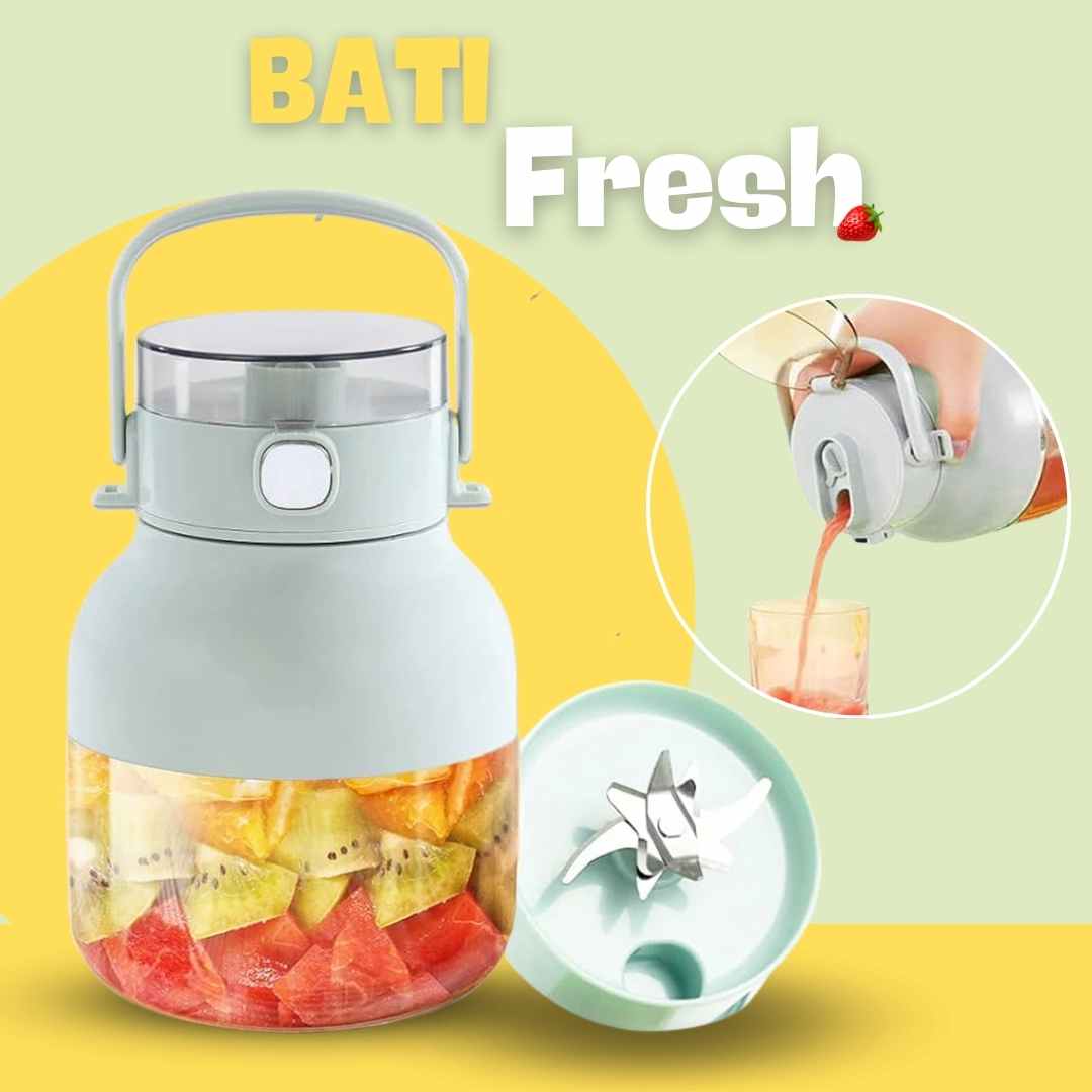 LICUADORA PORTÁTIL Y FÁCIL DE TRANSPORTAR | BATI FRESH™