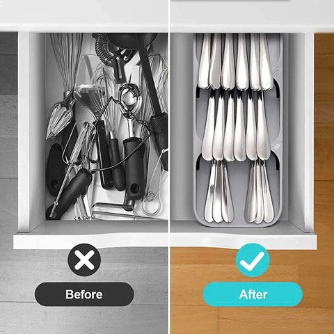 Organizador Elegante y Funcional para Todo Tipo de Cubiertos