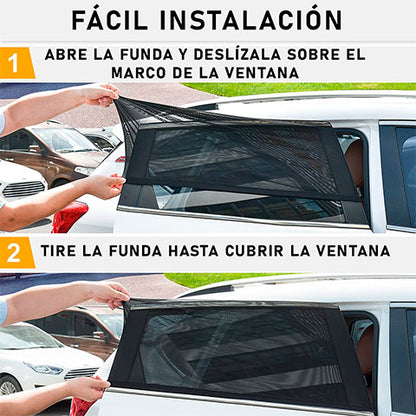 Sun Safe Kids™ Funda para ventana de autos premuim para protección contra el sol