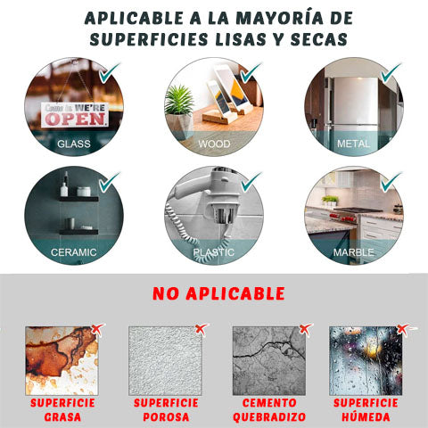 Strong Tape - Cinta transparente de fuerte adherencia