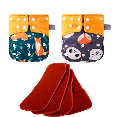 Eco Diaper - Pañales ecológicos para recién nacidos hasta 3 años