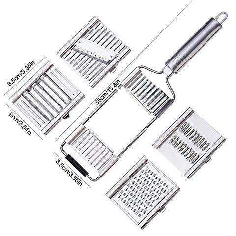 Quick cook - Cortador de Verduras multifunción de acero inoxidable