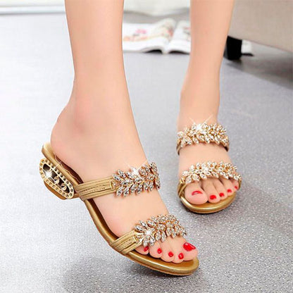 Sandalia Diamond - Sandalias de verano con punta abierta para mujer